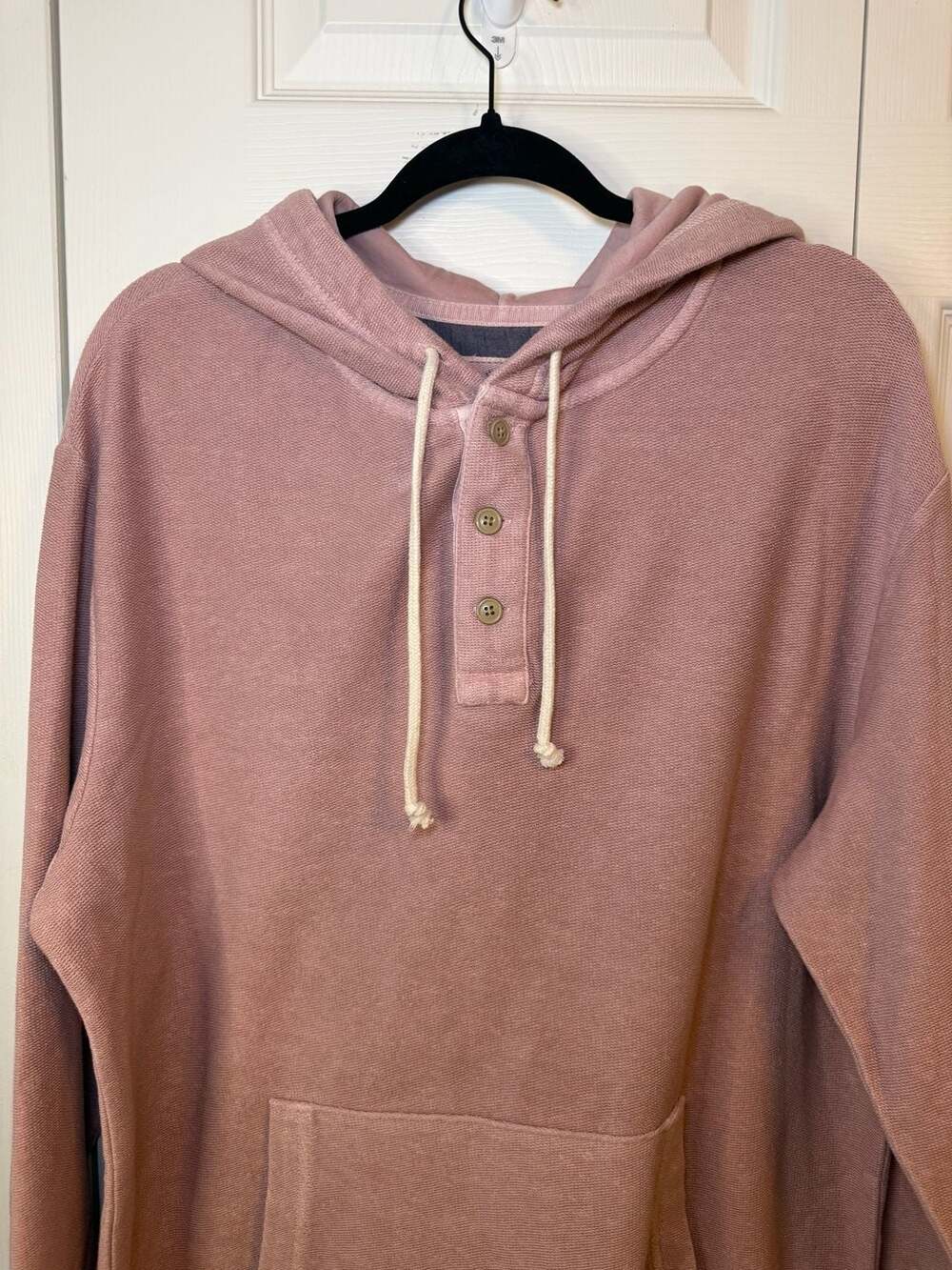 American Eagle Outfitters Wash Henley Hoodie